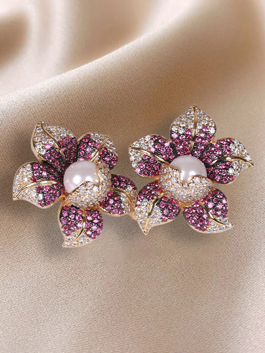 Floral Petal Earrings