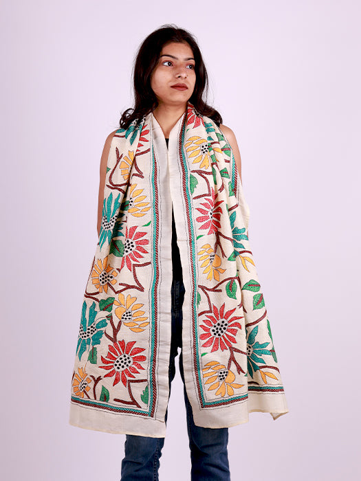 Kantha Stole