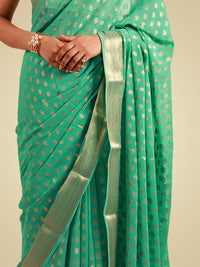 Thumbnail for GEORGETTE ALL OVER ZARI SAREE