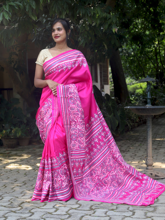 Pure Bangalore Silk, Silk Mark, Sojni  Saree