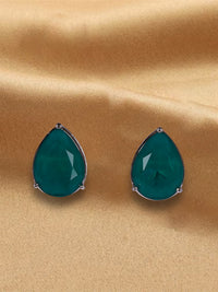 Thumbnail for Drop Studed Stone Earrings