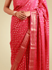 Thumbnail for GEORGETTE ALL OVER ZARI SAREE