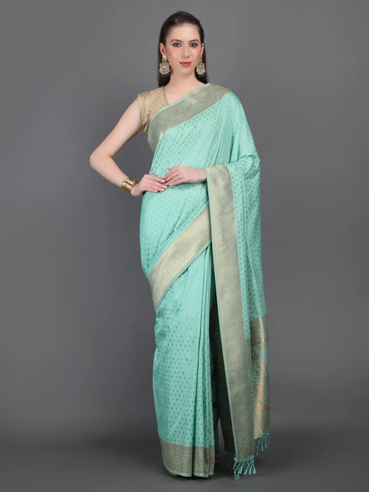 Banarasi Saree with Golden Small booti