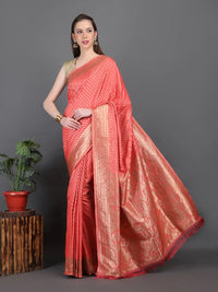 Thumbnail for Banarasi Saree with Golden Small booti