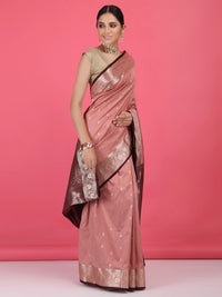 Thumbnail for Silk Booti Border with Pallu Saree