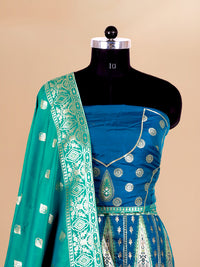 Thumbnail for Banarasi Lehenga Choli with Dupatta