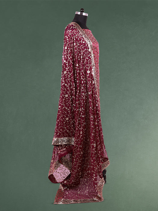 Heavy Banarasi Jaal Suit with Dupatta