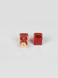 Thumbnail for Square Studed Stone Earrings