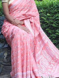 Thumbnail for Eri Silk(cold) Kantha (P) Saree