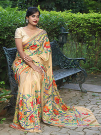 Thumbnail for Eri Silk (cold) Kantha Saree