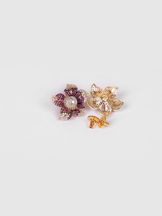 Floral Petal Earrings