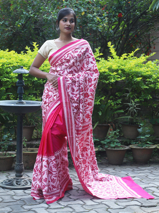 Pure Bangalore Silk, Silk Mark, R Kantha Saree