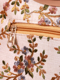 Thumbnail for Silk Fabric Embroidery Hand Bag