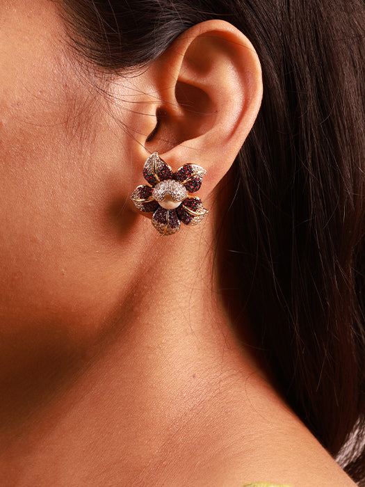 Floral Petal Earrings