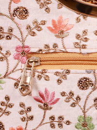 Thumbnail for Silk Fabric Floral Embroidery Hand Bag