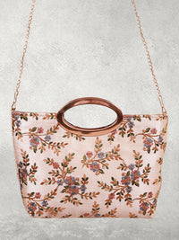 Thumbnail for Silk Fabric Embroidery Hand Bag