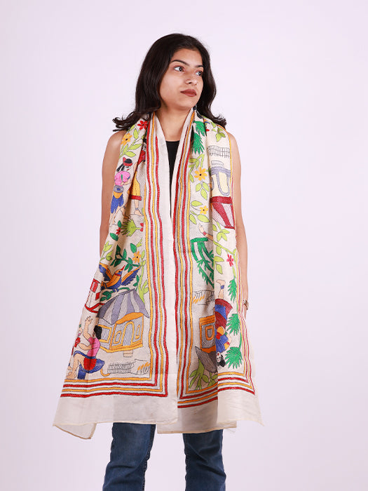 Kantha Stole