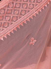 Thumbnail for Georgette Thread Embroidery Saree